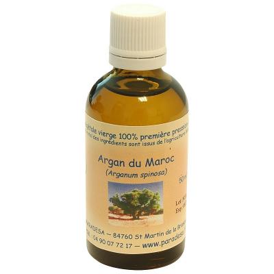 huile végétale bio d'argan