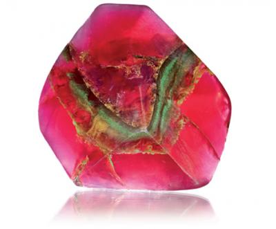 Savon Gemme Grenat Rouge